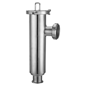 Hygienic Stainless Steel Right Angle Clamp Type Filter with 150mesh SUS316L
