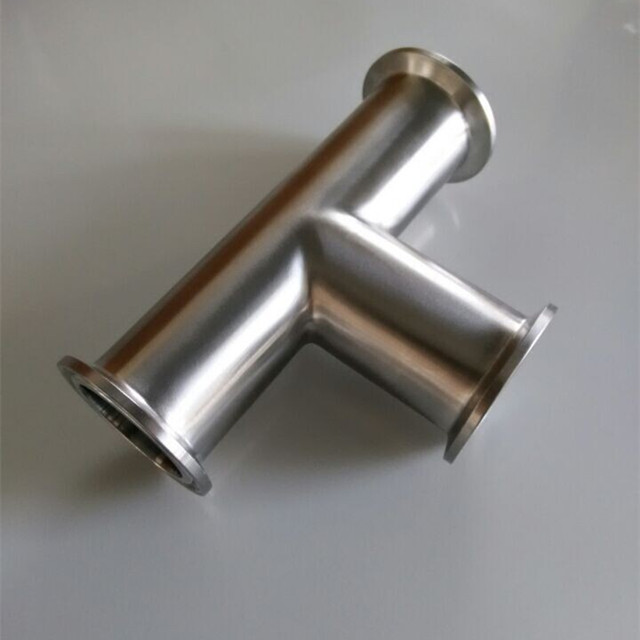 Sanitary Stainless Steel Tri-Clamp Polished Tees