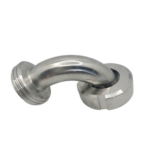 Sanitary Stainless Steel 90 Degree Elbow with Connection DIN 11851