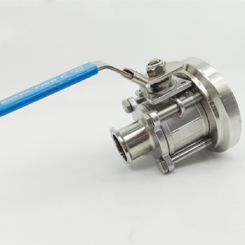Hygienic Stainless Steel Tank Bottom Ball Valve Bolted Type