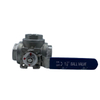 Stainless Steel Full Port 3-Way Ball Valve With Mounting Pad 