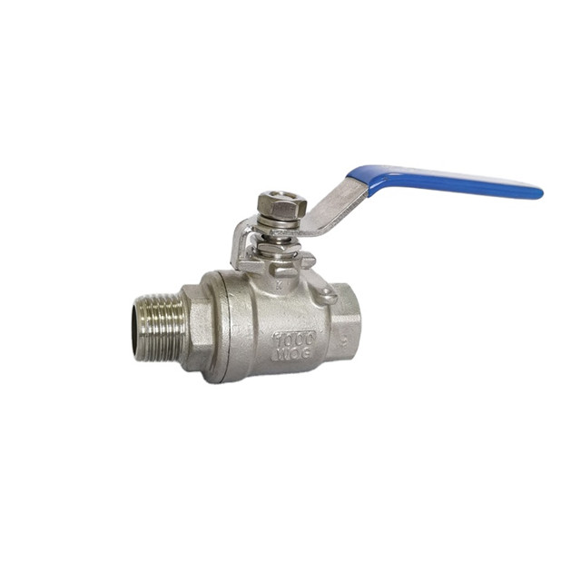 Full Port Ball Valve Stainless Steel WOG Female to Male Thread