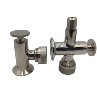 Tank Sight Level Valves Tri Clamp 1.5 in. Upper & Lower Pair SS304 Stainless Steel 