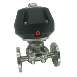 Stainless Steel 316L Flanged Ends Diaphragm Valve
