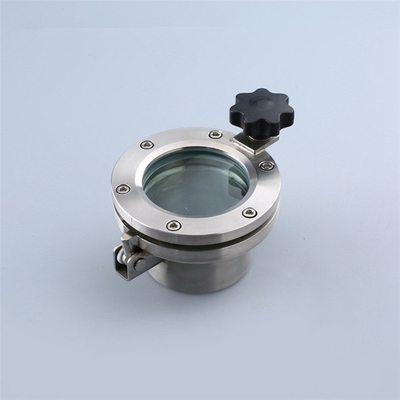 Sanitary Stainless Steel DN100 Pipe Flange Sight Glass