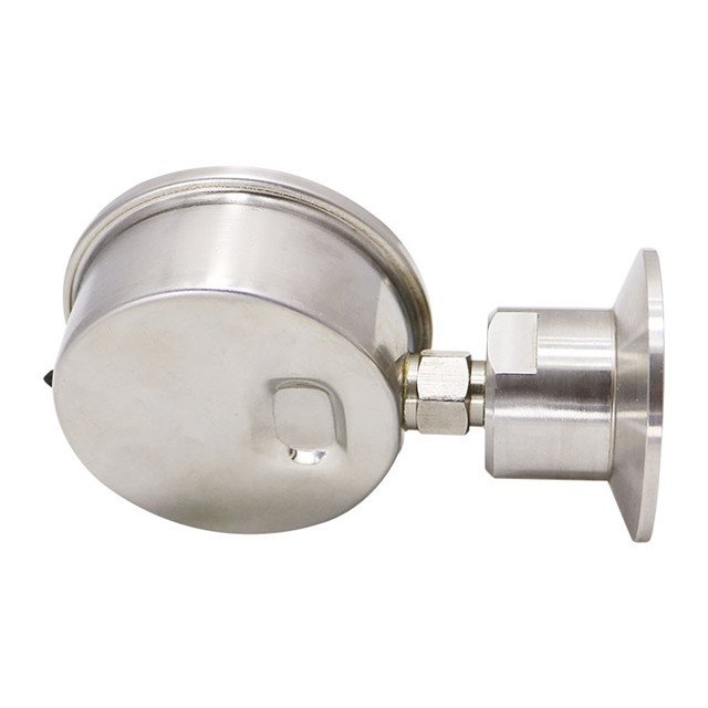 Sanitary SS316 Stainless Tri Clamp Diaphragm Manometer 