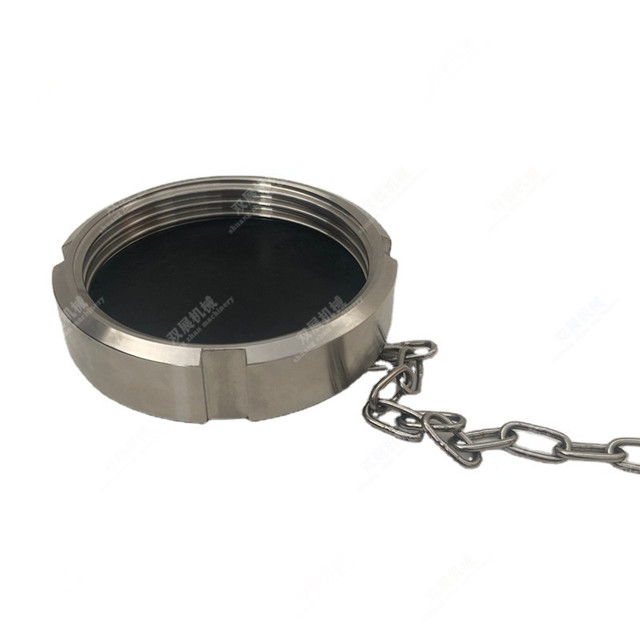Stainless DIN11851 Sanitary Union Round Blind Nut with Seal Disc ...