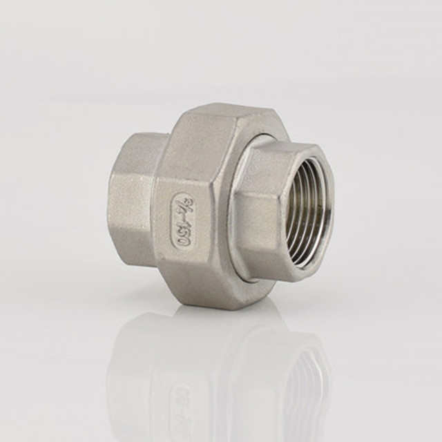 Stainless Steel Female/Female Conical Face Union 150LB Threaed Fitting