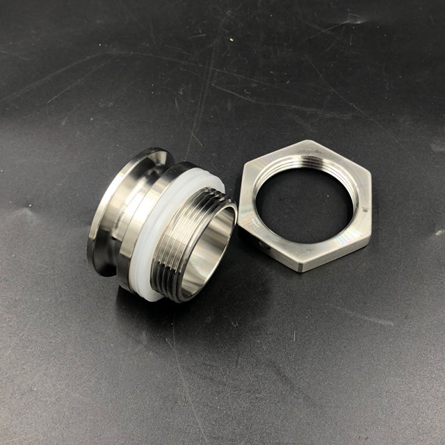 AISI304 Weldless Tri Clamp Bulkhead NEW TEK