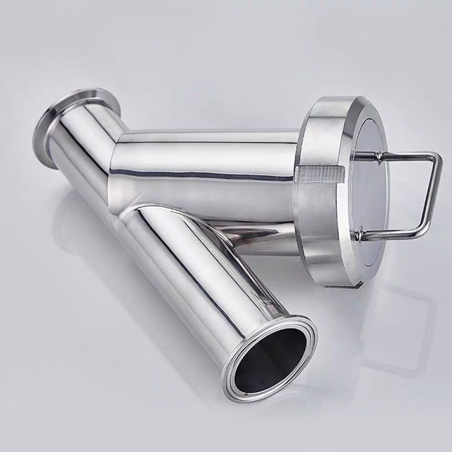 Sanitary Stainless Steel Tri Clamp Y Type Wort Strainer