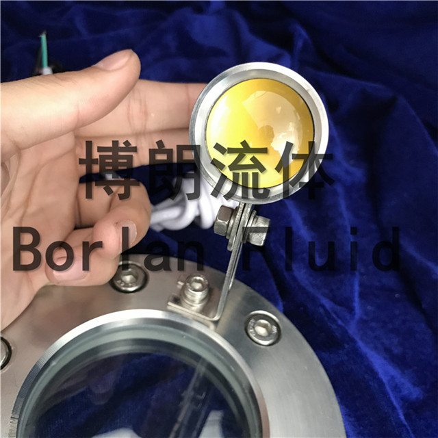 Sanitary Stainless Steel Explosion-proof Flanged Light Sight Glass UL LED