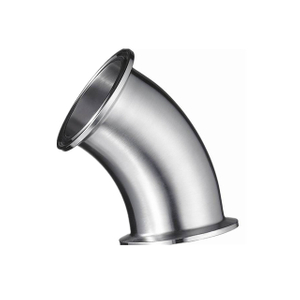 Sanitary Stainless Steel Tri Clamp 45 Degree Elbow