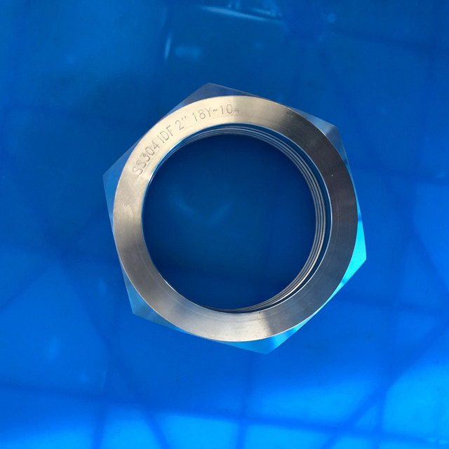Hygienic Stainless Steel IDF Hexagon Nut Fittings 