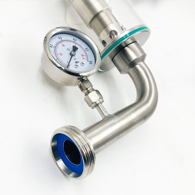 Sanitary SS316 Tank Pressure Relief Valve with DIN Male End 